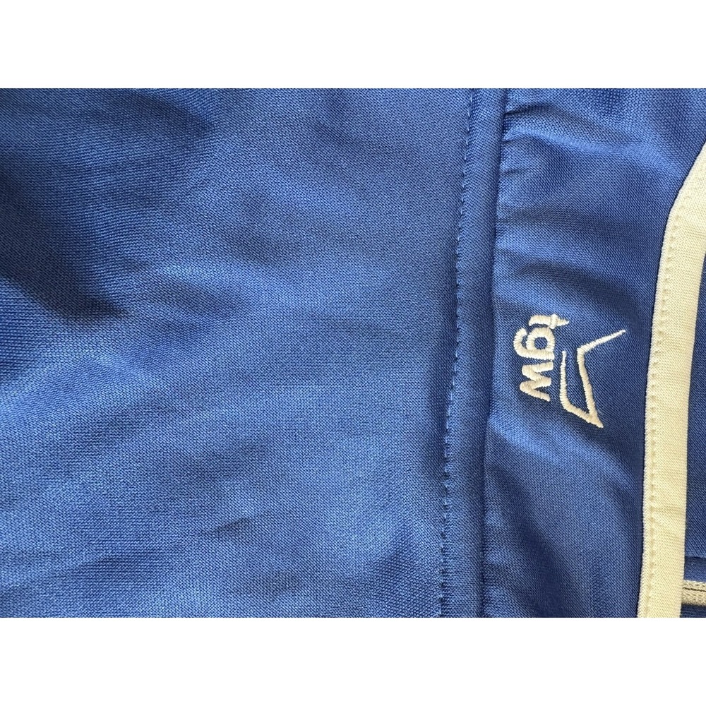 TGW 1/4 Zip Pullover Vest Mens XL Blue White Sleeveless Lightweight Golf Stretch - Picture 8 of 10